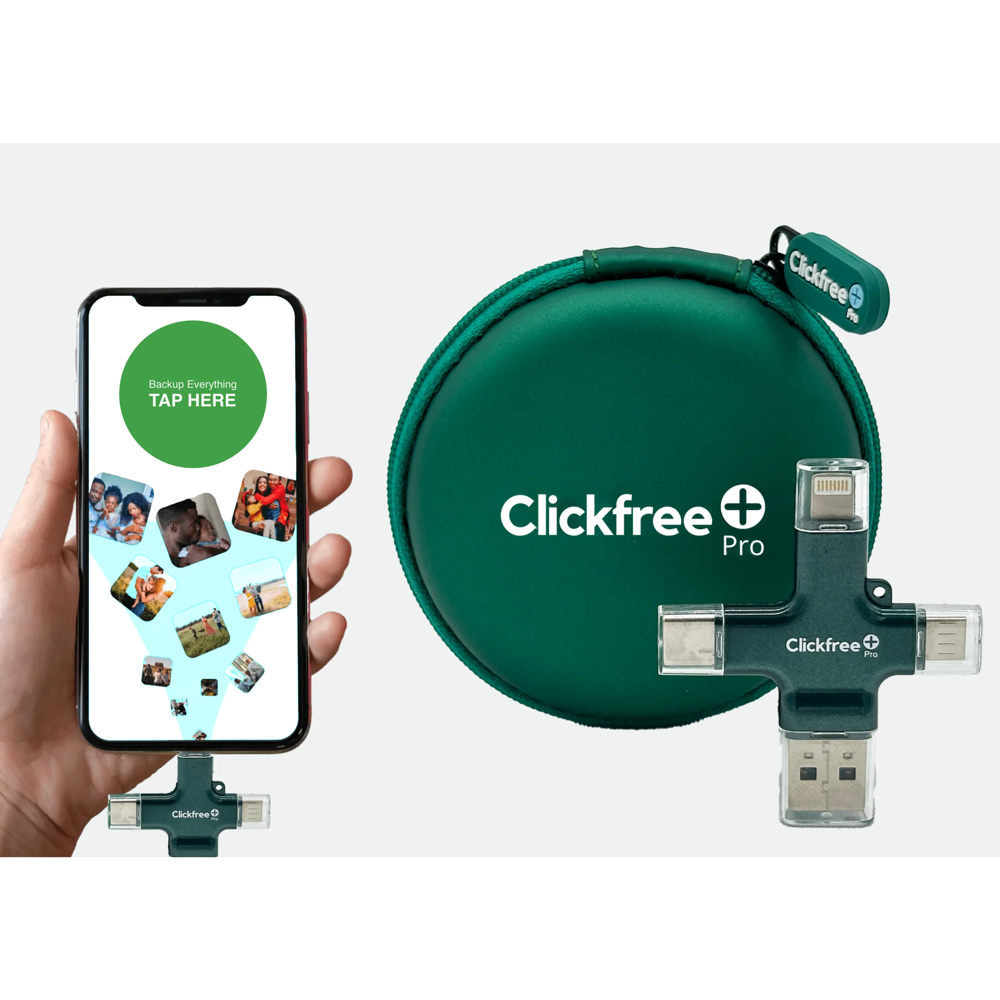 256GB Universal Photo and Video Storage Device for Phones, Tablets, and Computers