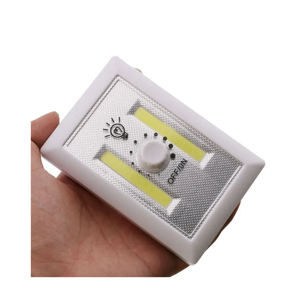 4Pk COB Night Light LED Cordless Dimmer 240 Lumen Wall Closet Battery Powered