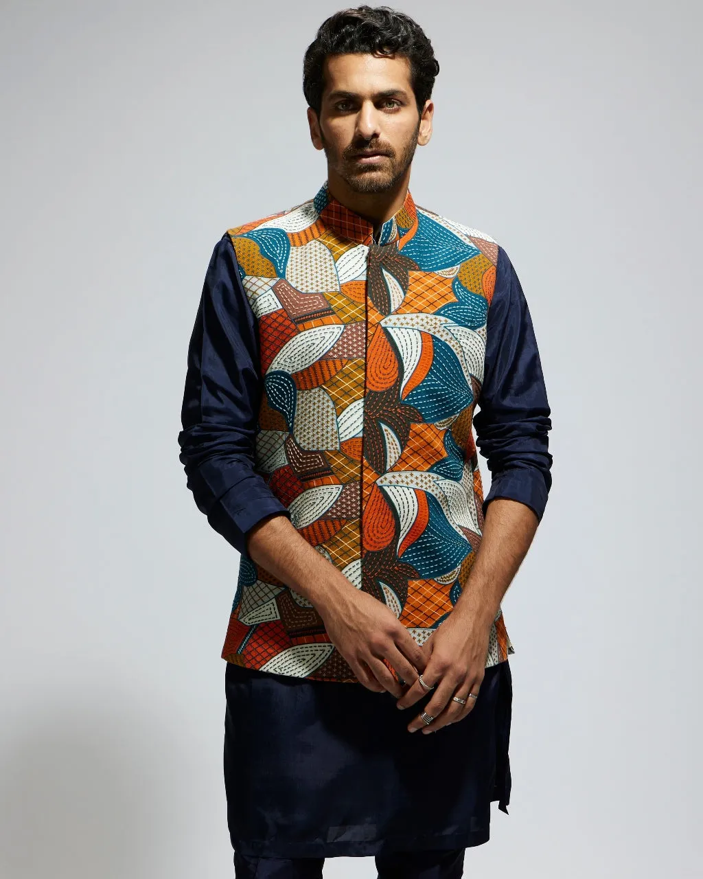 Abstract Embellished Bandi Set