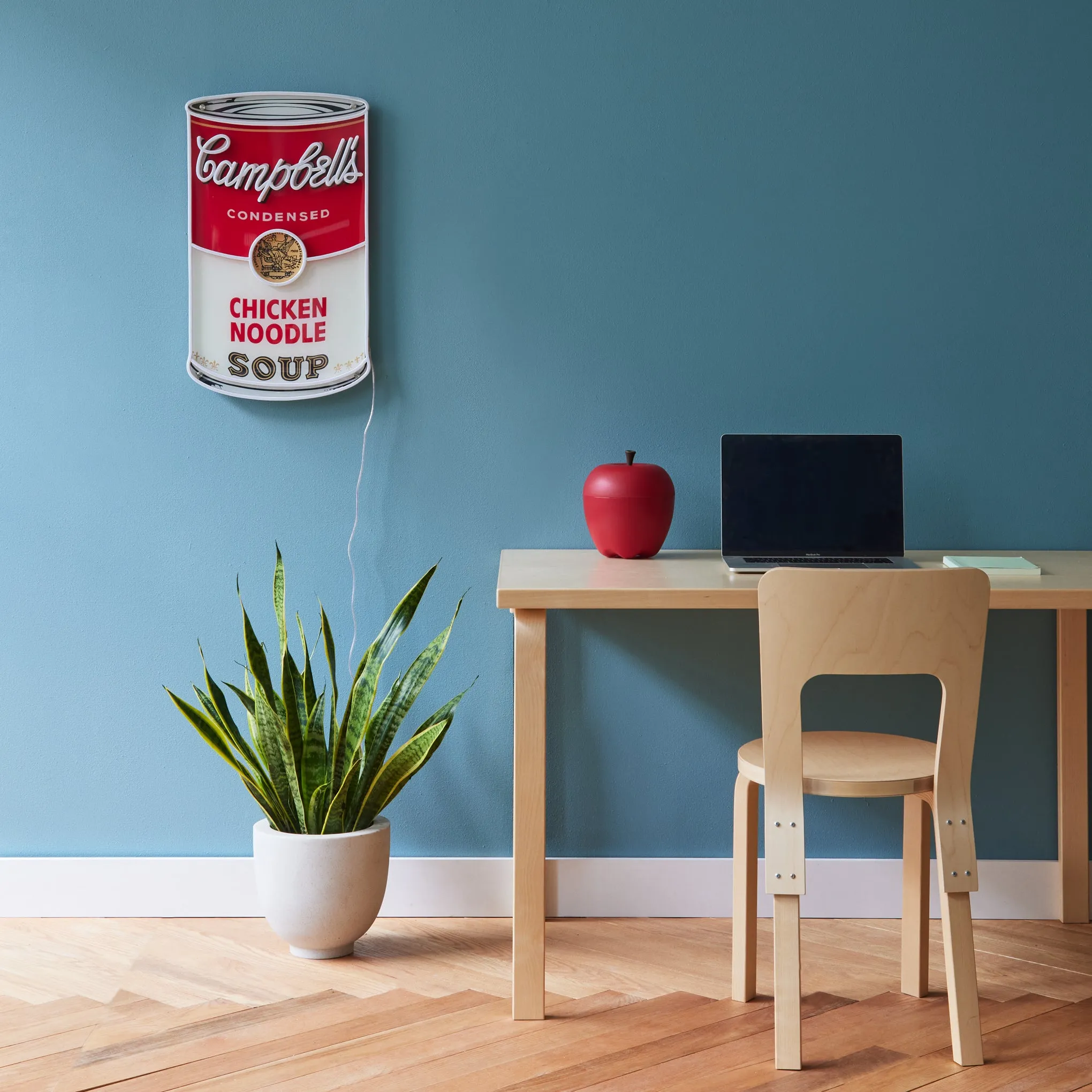 Andy Warhol Chicken Noodle Soup Can Neon Sign