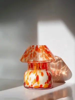 Blood Orange Mushroom Candle Lamp - Fruit Loops