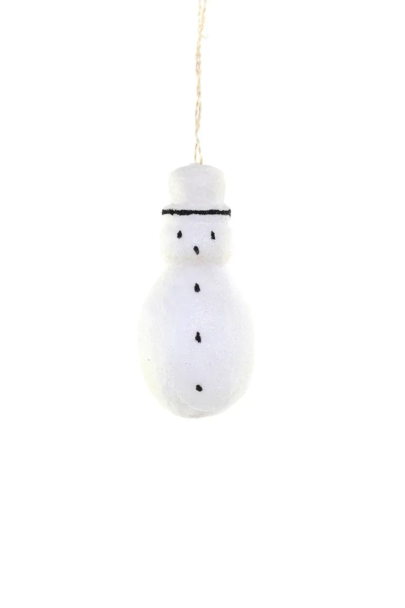 Cotton Snowman Ornament