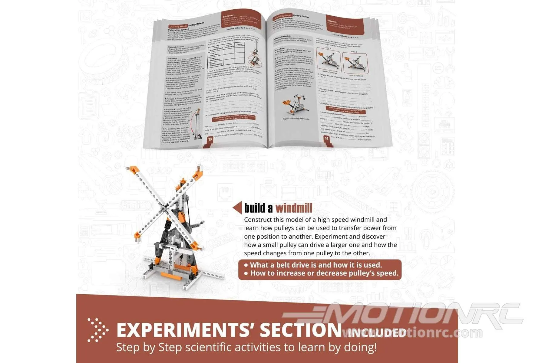 Engino STEM Mechanics - Pulley Drives