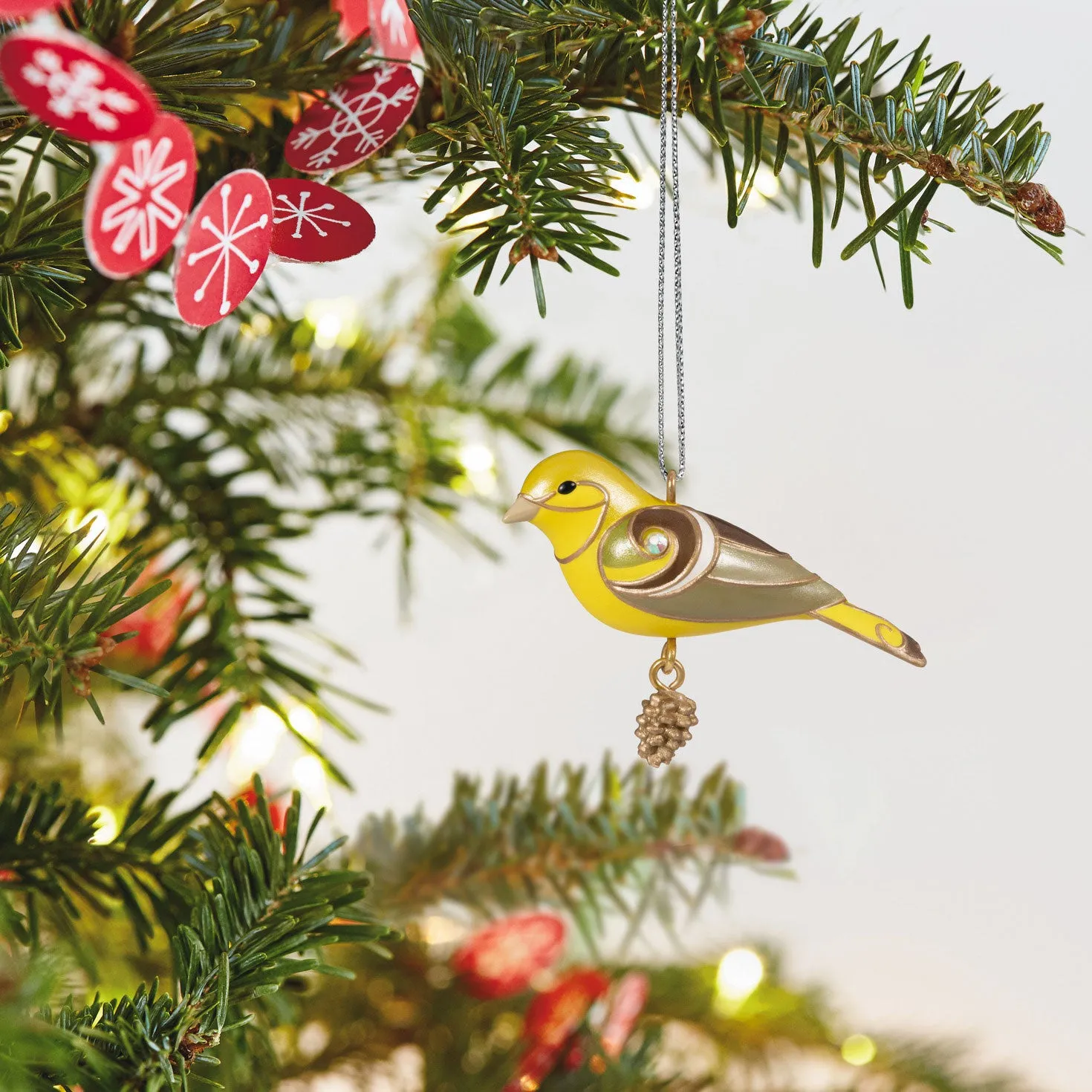 Hallmark Mini Lady Western Tanager Ornament, 1.09''