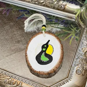 Hand-Painted Wooden Ornaments; by Lillian's Indiancrafts