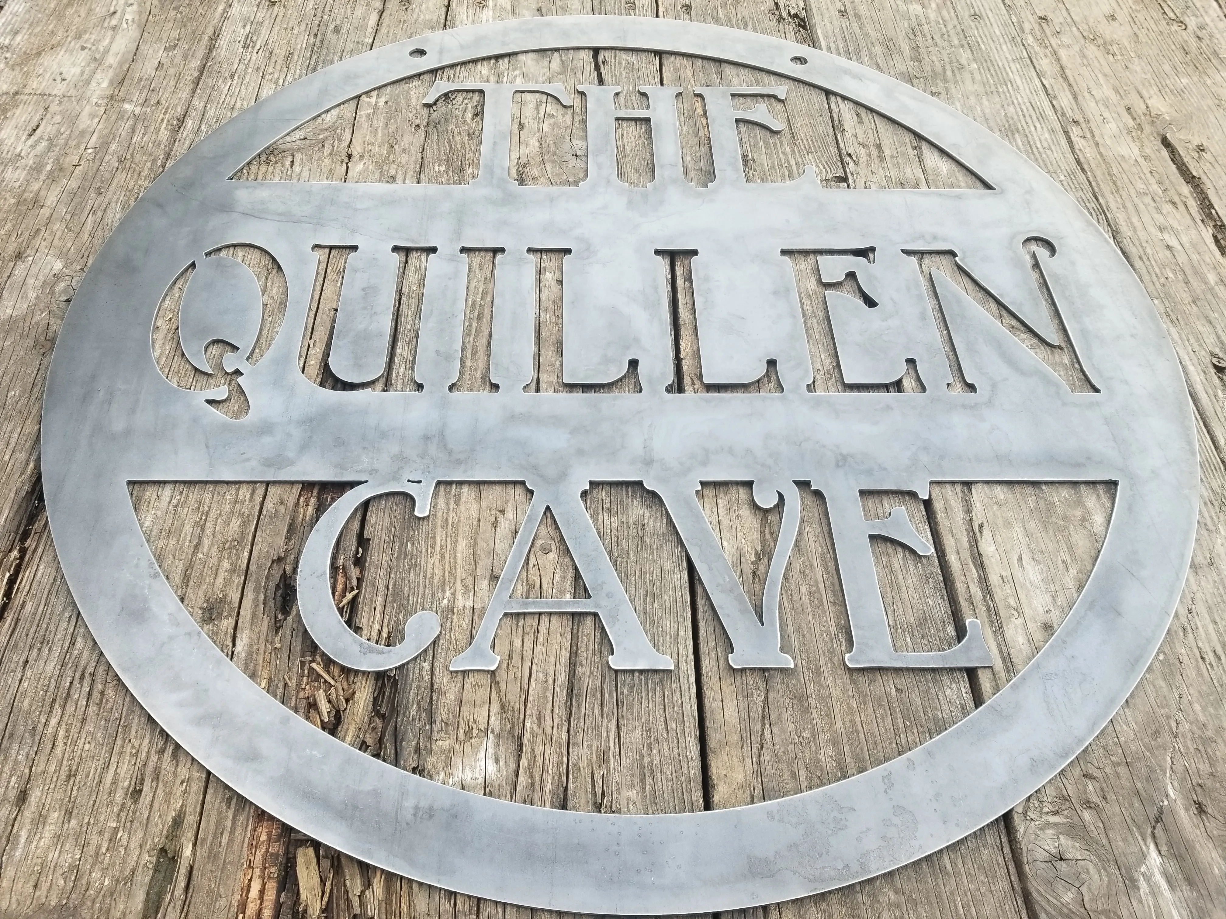 Hanging Farm Sign - Personalized Metal Sign - Personalized Family Name Sign, Rustic Interior Decor