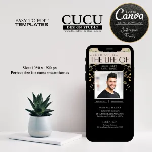 In Loving Memory Electronic Funeral Template