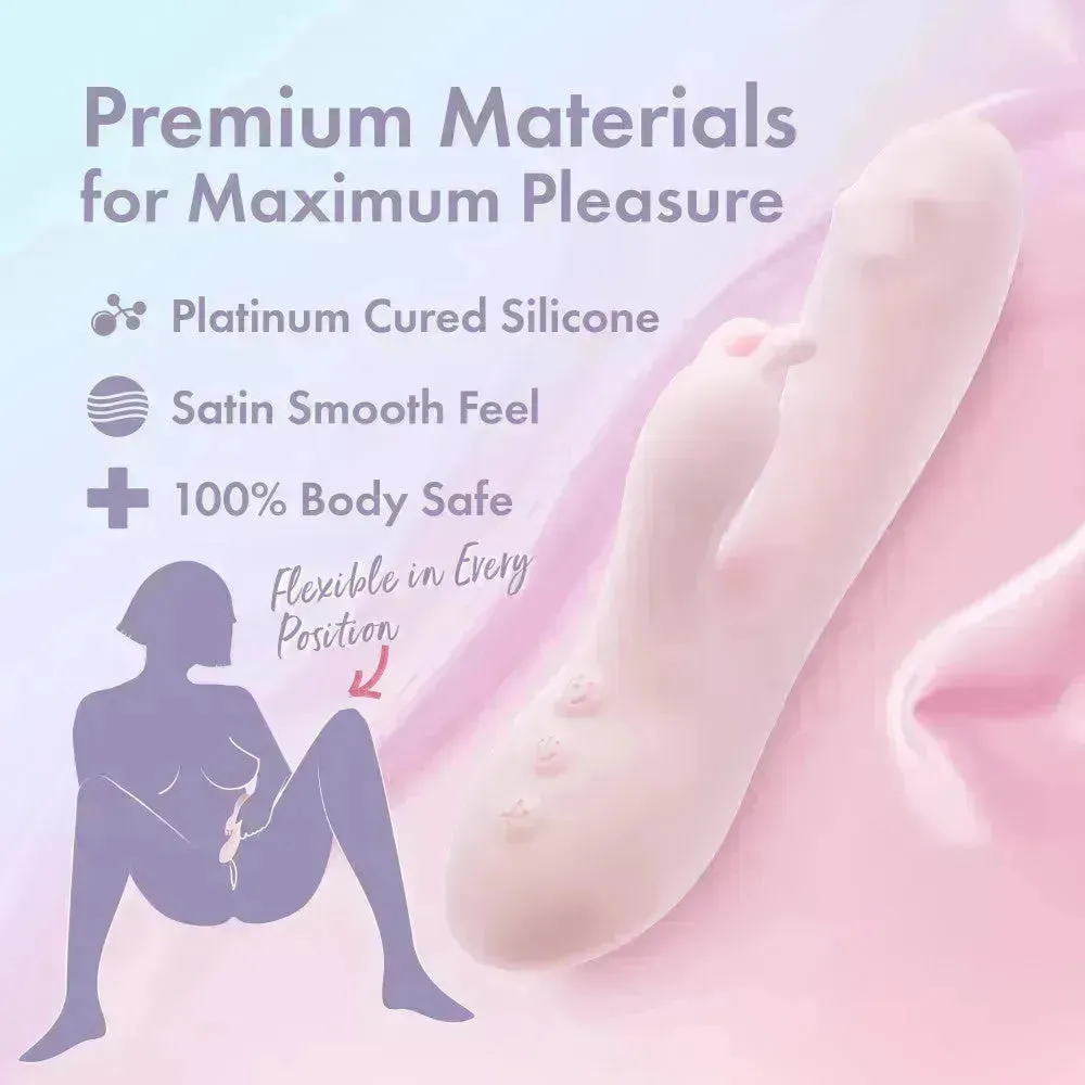 Play With Me - Fairy Flutter -  19.7 cm USB Rechargeable Rabbit Vibrator
