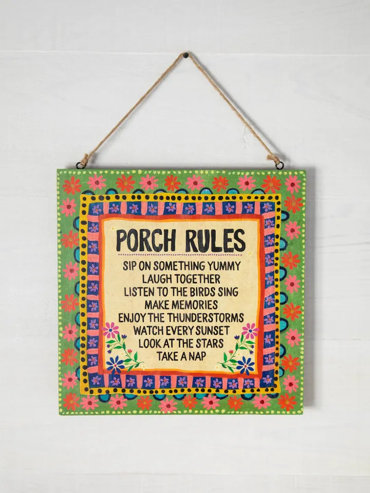 Porch Signs