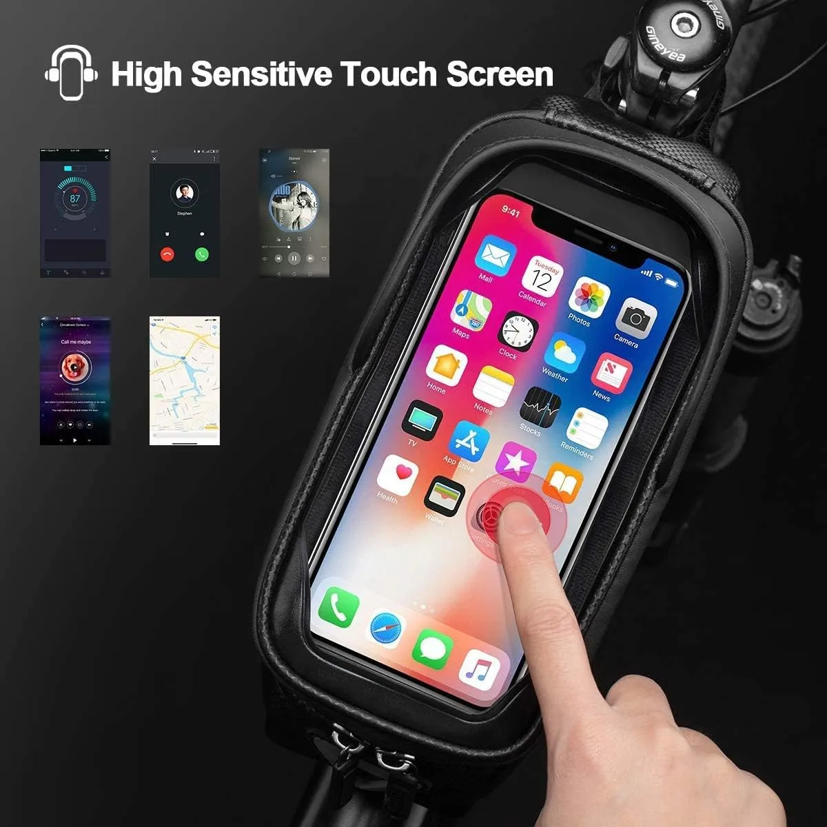 Sacoche de Cadre pour Smartphone - Fitnessterapy