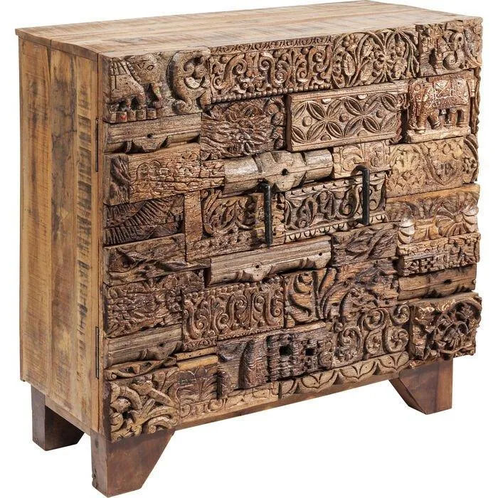 Shanti Surprise Puzzle Brown Mango Wood Dresser
