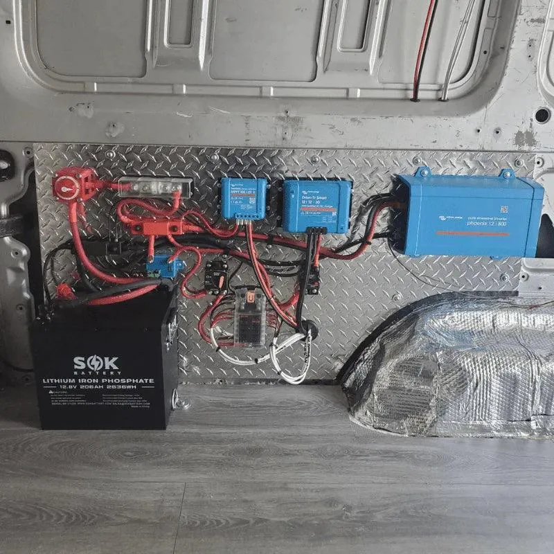SOK Battery 12V [206Ah-H] 12V LiFePO4 Bluetooth & Optional Built-in heater | SK12V206H & SK12V206P