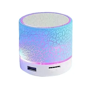 Wireless Mini Speaker with 7-Color LED Light
