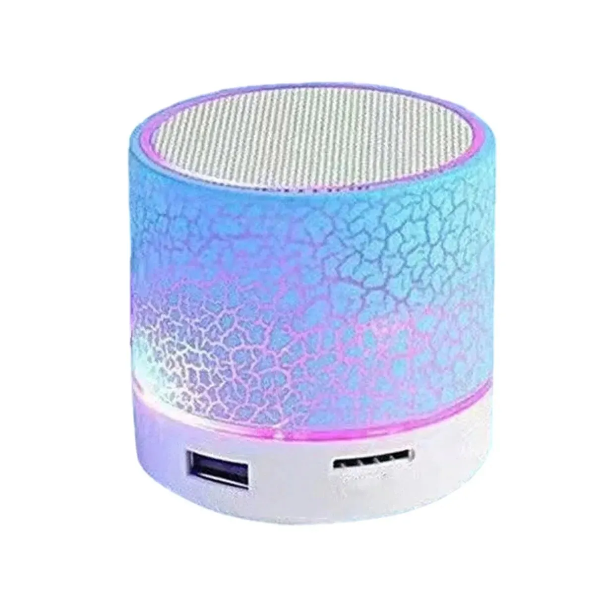 Wireless Mini Speaker with 7-Color LED Light